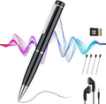 64GB Digital Voice Recorder Audio Recorder Pen with 25H Battery Life Playback & Voice Activation Recording Device Voice Activated Recorder with AI Noise Reduction for Lectures/Meetings/Interviews