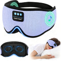 MUSICOZY White Noise Sleep Mask Headphones with 16 Soothing Sounds Bluetooth Sleep Mask 3D Wireless Music Sleeping Headphones for Side Sleeper Wireless Music Eye Mask with Timer Gifts for Men Women
