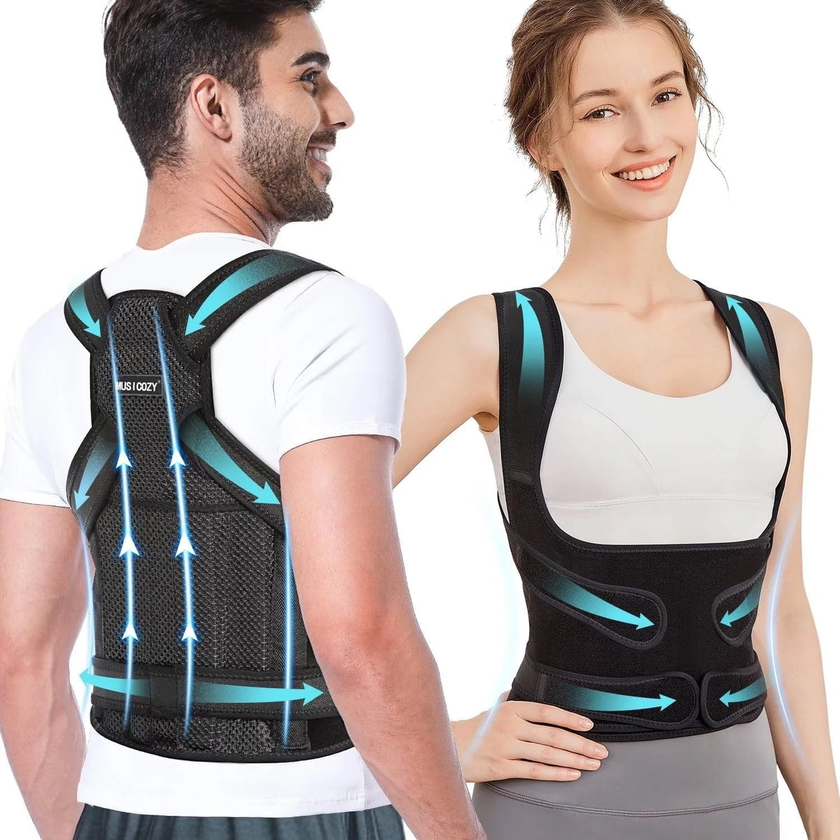 Back Brace Posture Corrector for Women and Men  Back Straightener Posture Corrector  Scoliosis and Hunchback Correction  Back Pain  Spine Corrector  Support  Adjustable Posture Trainer  X-Large