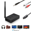 Bluetooth Transmitter Optical Bluetooth Transmitter for TV to Bluetooth Headphone  Low Latency Wireless Audio Adapter with Optical AUX Coaxial Input  Power by USB  Plug n Playr Bluetooth 5.0