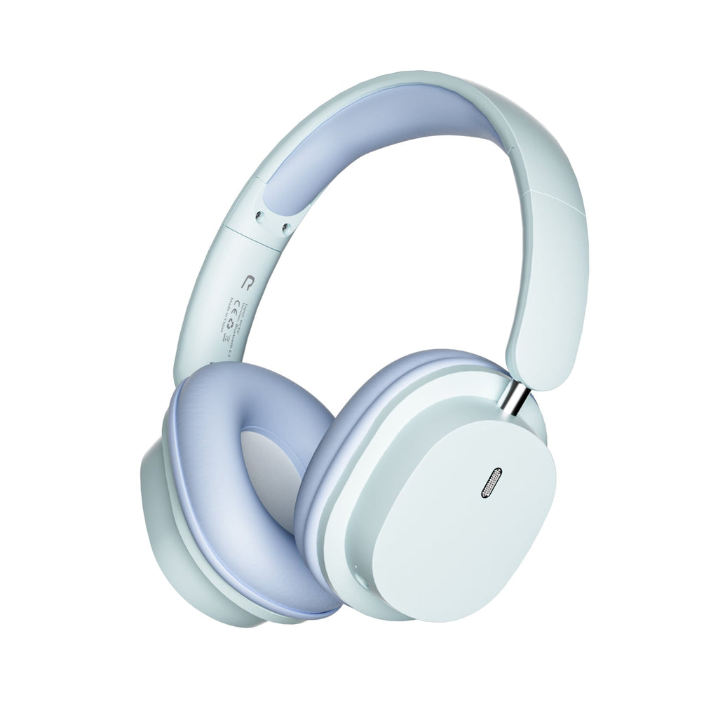 Wireless Bluetooth Headphones Over Ear Hi-Fi Stereo Wireless Headphones Foldable/Wired/Wireless with Microphone/TF Available for TV Travel Home Office Headset Quick Charge 20 Hours Playtime Blue